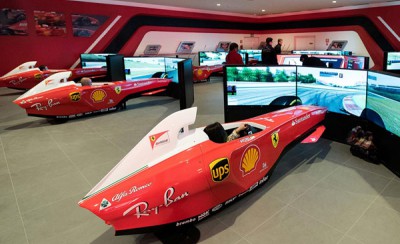 Visit theme park Ferrari Land