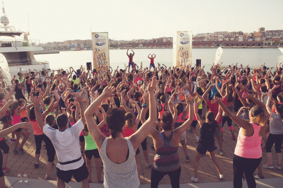 port tarraco sunset festival ZUMBA