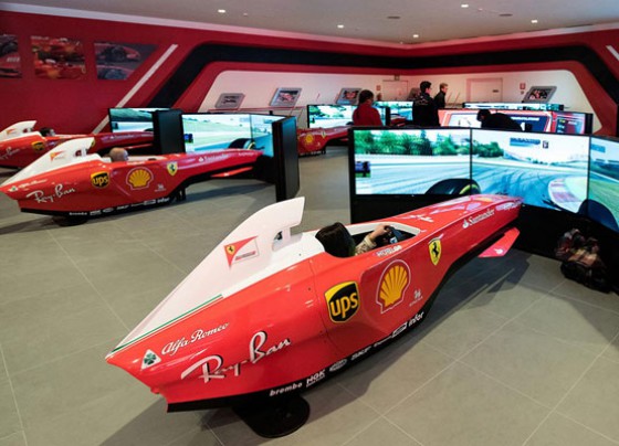 Visit theme park Ferrari Land